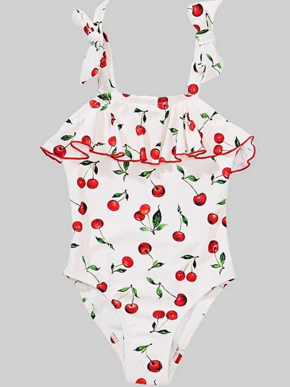 GB Cherry Print Toddler One-Piece Swimsuit